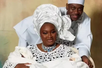 Mo Bimpe threatens to sue over claims Lateef Adedimeji is not father of their triplets