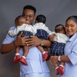 Shade Okoya’s look, Funke Akindele’s heartfelt prayers, K1’s performance and other moments from Lateef Adedimeji, Mo Bimpe’s triplets’ thanksgiving