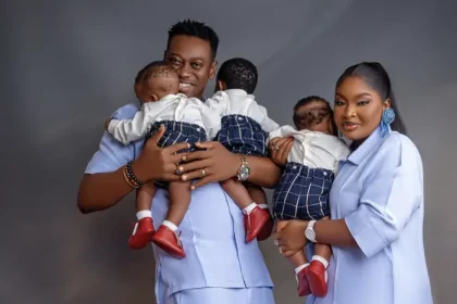 Shade Okoya’s look, Funke Akindele’s heartfelt prayers, K1’s performance and other moments from Lateef Adedimeji, Mo Bimpe’s triplets’ thanksgiving