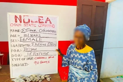 101-year-old great-grandma arrested for selling drugs in sachets