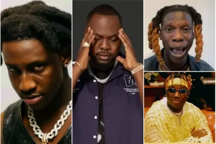 Shallipopi, Seyi Vibez, T.I Blaze drag label boss over unpaid royalties, alleged signature forgery