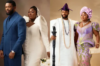 7 stylish wedding looks to steal from celebrity couple Stan Nze and Blessing for traditional and white weddings
